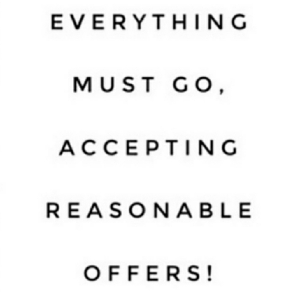 Everything must go